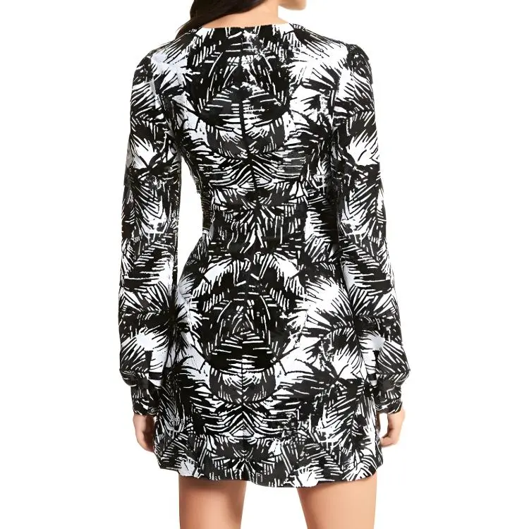 MICHAEL KORS SS22 Long Sleeved Dresses Women's Black-1