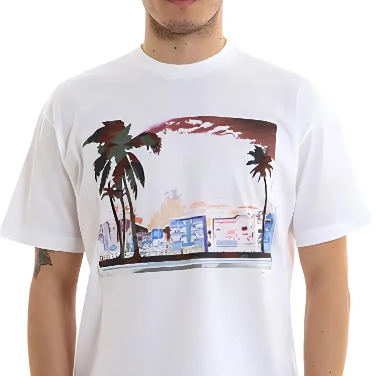 PRADA T-Shirts Men White-5