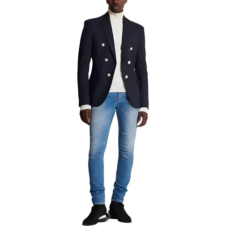 BALMAIN Button Embellished Tailored Blazer-2