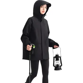 BODACHEL Water Resistant Windproof UV Protection Breathable Wear Resistant Windbreaker Jacket Unisex