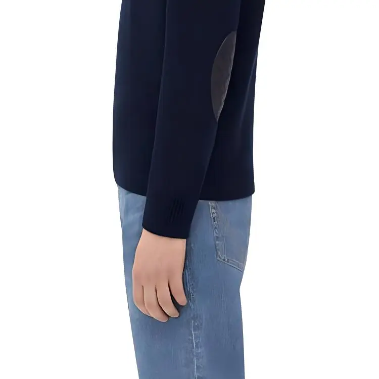 Bottega Veneta Intrecciato Leather Patch Jumper-3