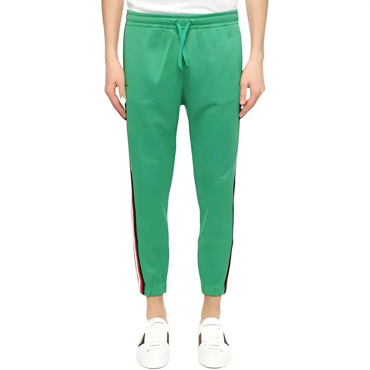 GUCCI Knitted Sweatpants Men Green-2