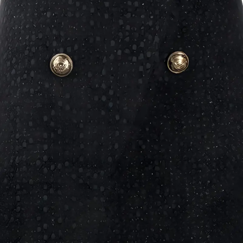 BALMAIN SS21 Casual Short Skirts Women's Black-4