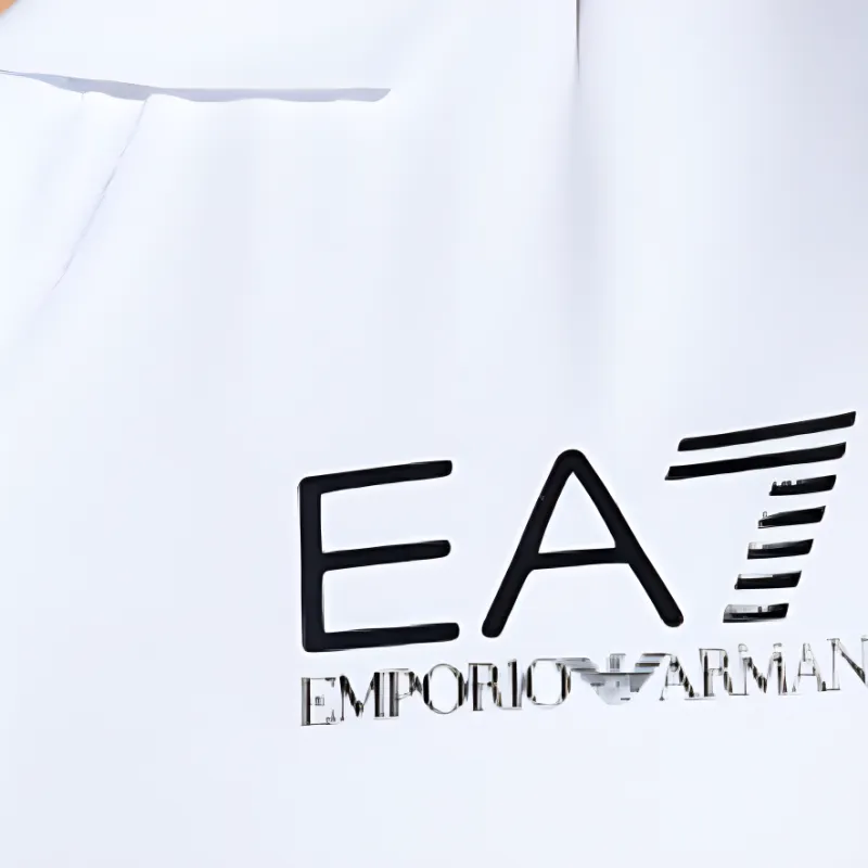 EMPORIO ARMANI Logo Printed Short Sleeved Polo Shirt-5