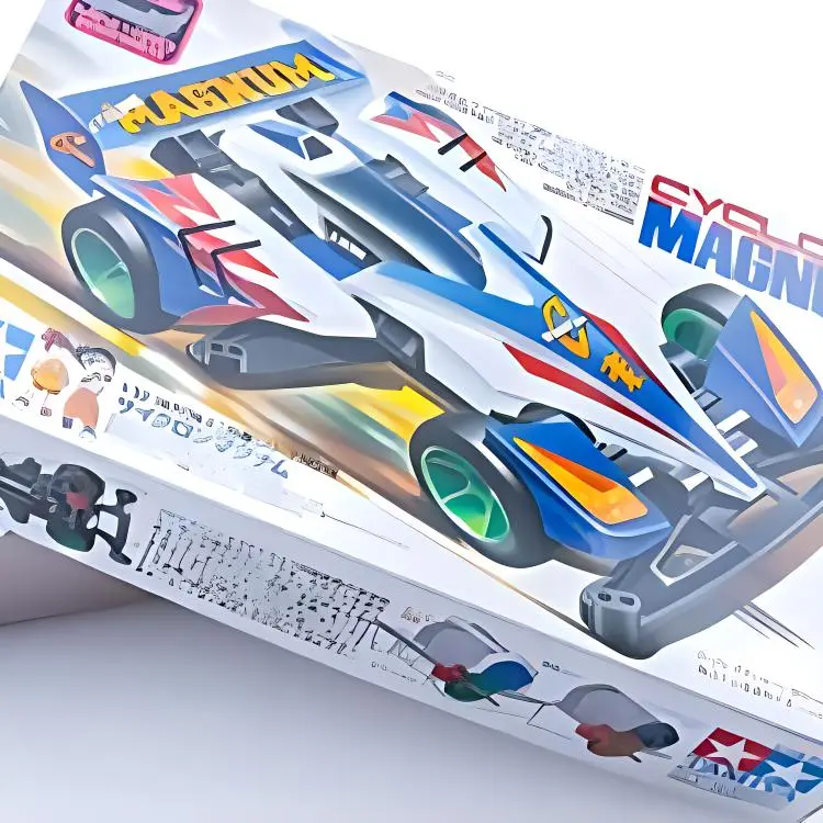 Tamiya Mini 4WD Car MA Blue Shell, Trident Maserati Model Kits-3