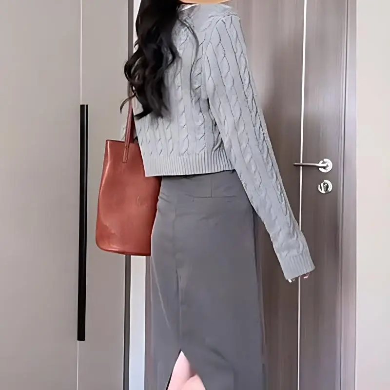 JOSR Knitwear Women's Gray Top-5