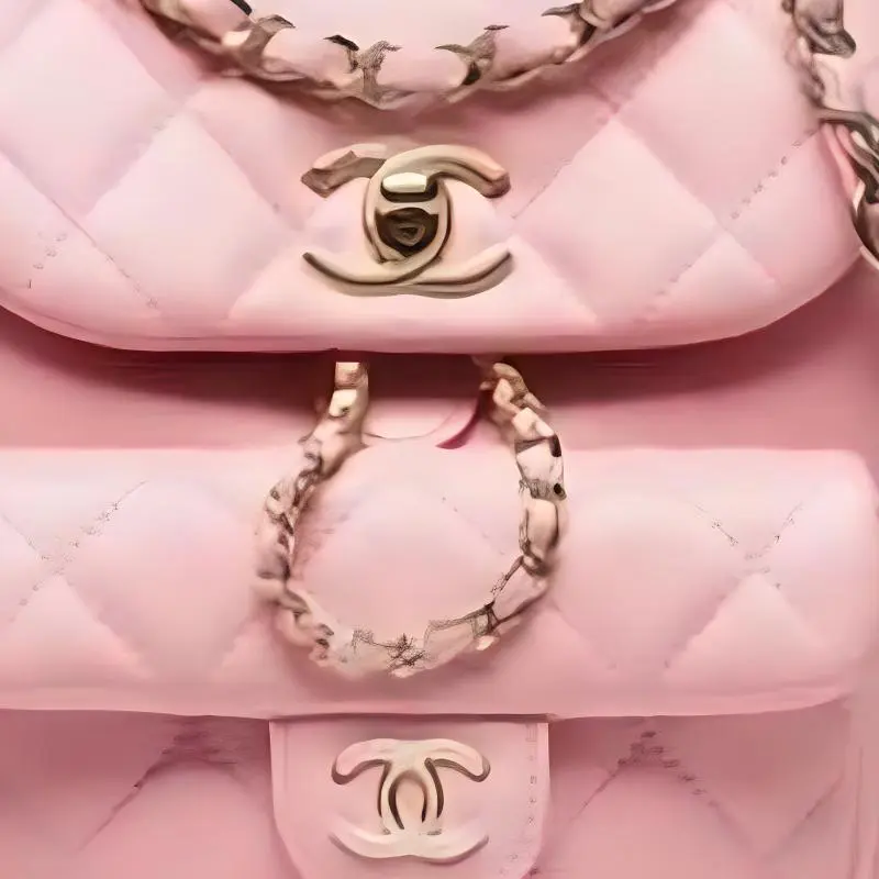 CHANEL Calfskin Backpack Women's Pink-1