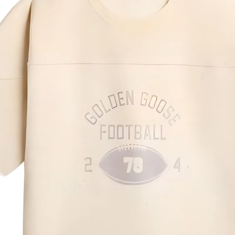 Golden Goose Logo Printed Crewneck T Shirt-4