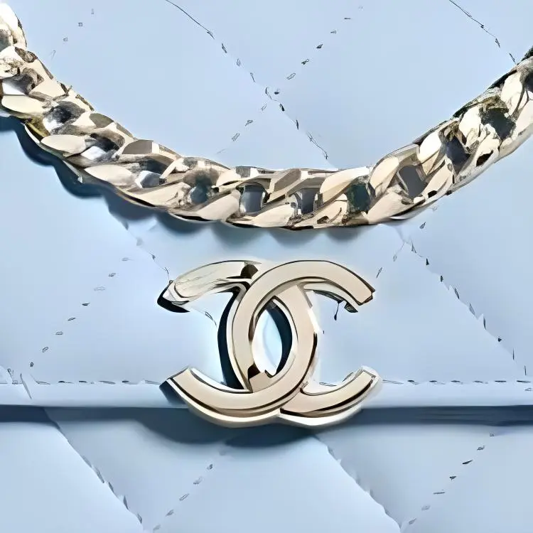 CHANEL 22SS Sheepskin Shoulder Bag, Crossbody Bag, Handbag Mini Women's Babyblue Sky Blue-2