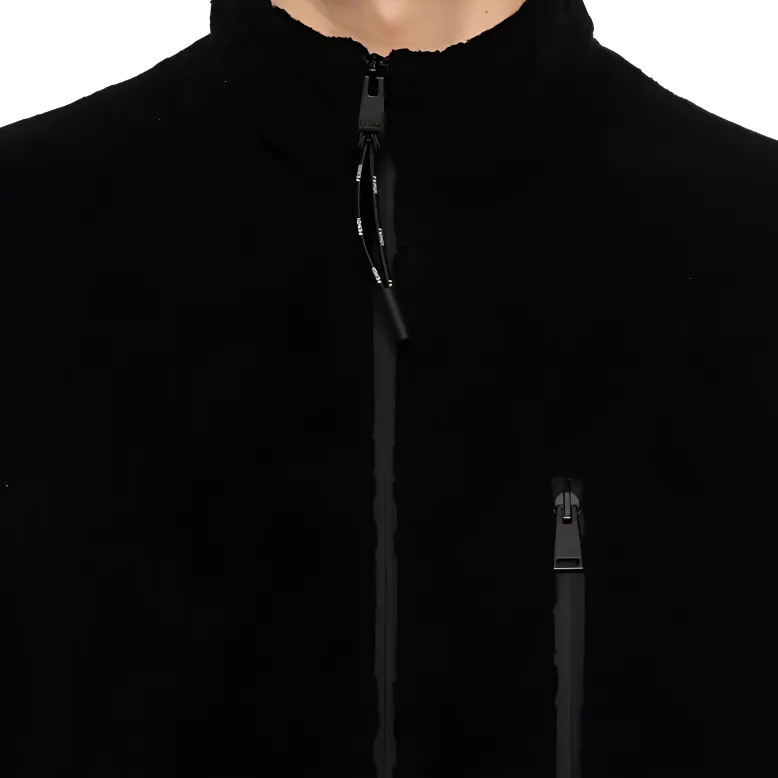 FENDI Ff Pattern High Neck Zipped Sweatshirt-4