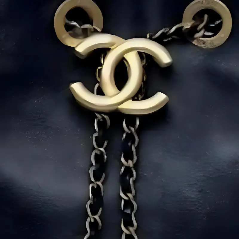CHANEL Lambskin And Grained Cowhide Bucket Bag Women's Black-2