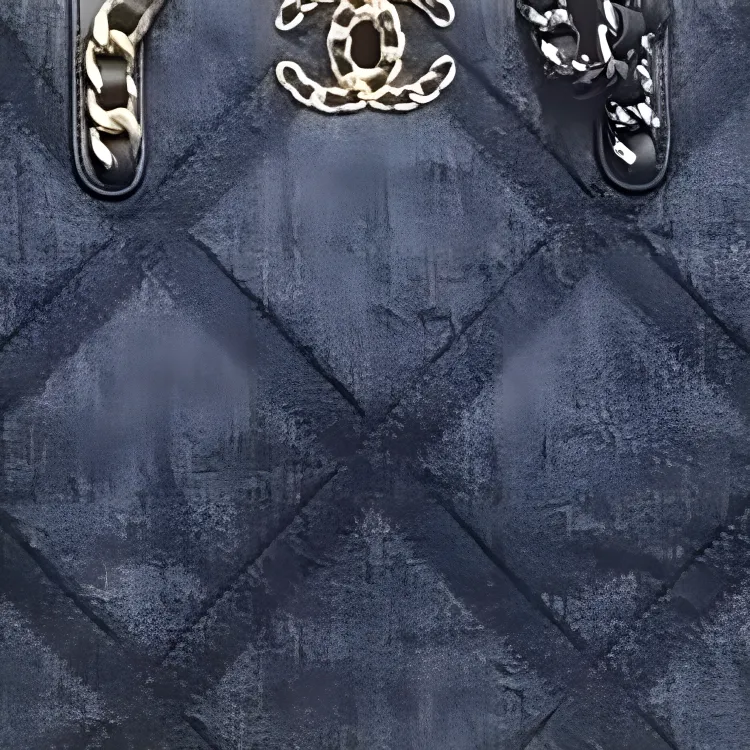 CHANEL Denim Tote Bag, Shopping Bag, Shoulder Bag, Handbag Women's Blue-1
