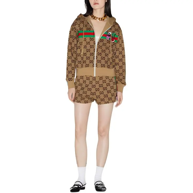 GUCCI Jackets & Coats Women's Brown-1