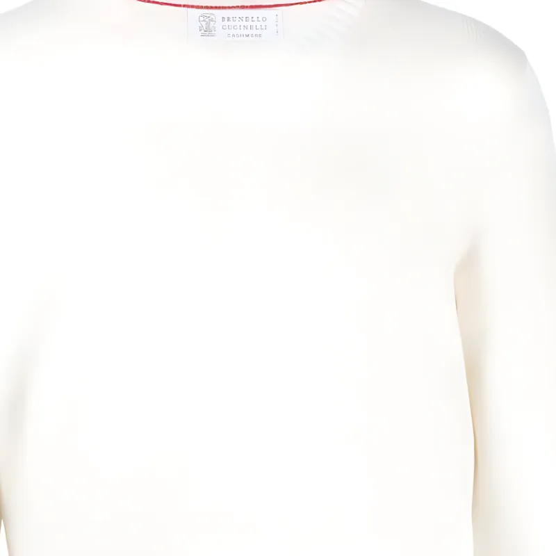 Brunello Cucinelli Crew neck Knitted Cashmere Jumper-5