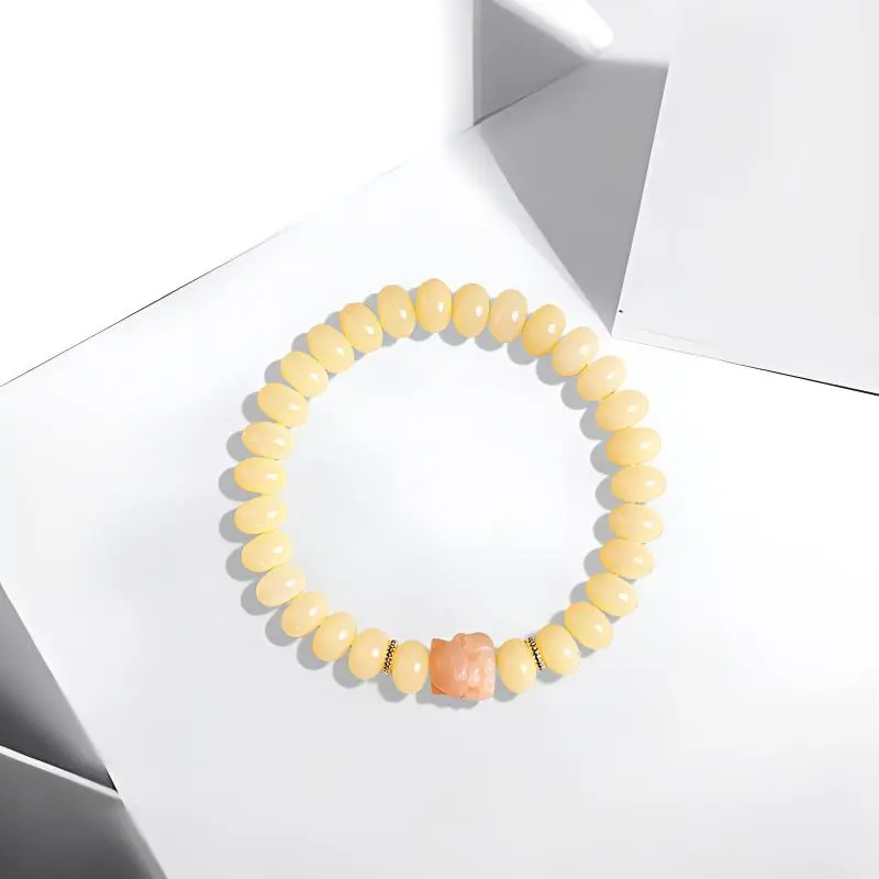 JOYDINNY White Jade Bodhi Bracelets Women's-2