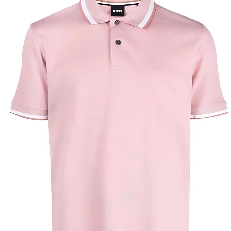 HUGO BOSS SS23 Polo Shirt Men's Pink-4