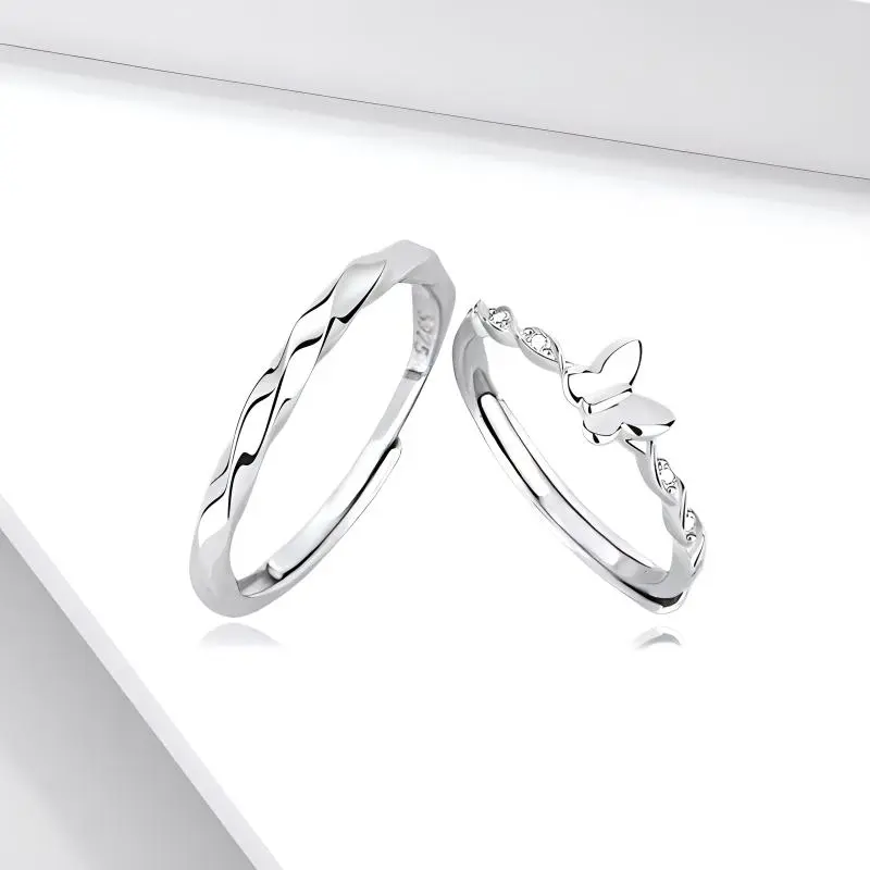 JOYDINNY S999 Fine Silver Rings Unisex-1