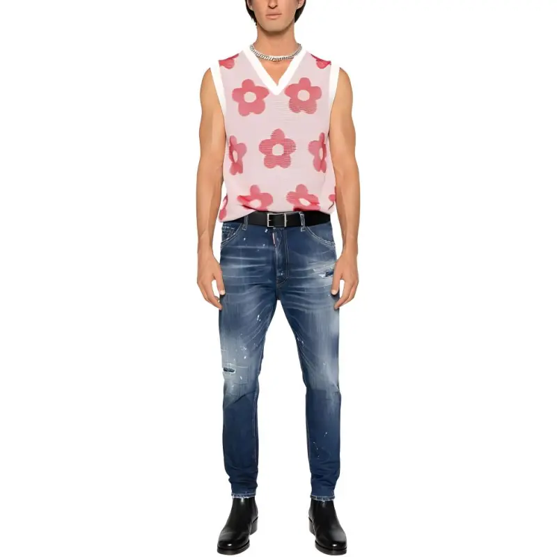 DSQUARED2 Skater Mid rise Skinny Jeans-1