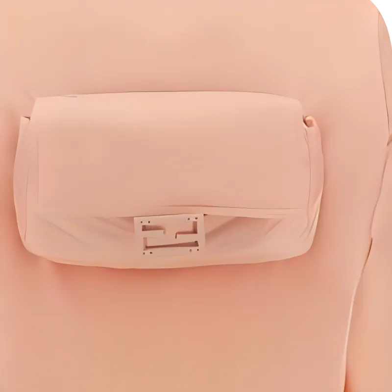 FENDI High Neck Bag Detailed Windbreaker-5