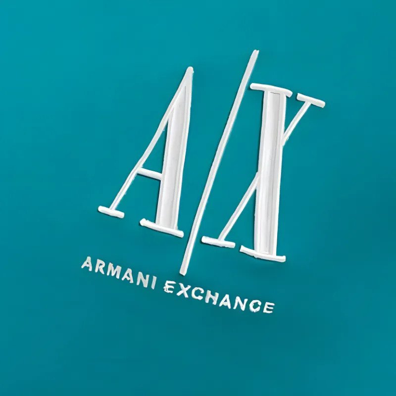 ARMANI EXCHANGEAE T Shirt Men's Turquoise-4