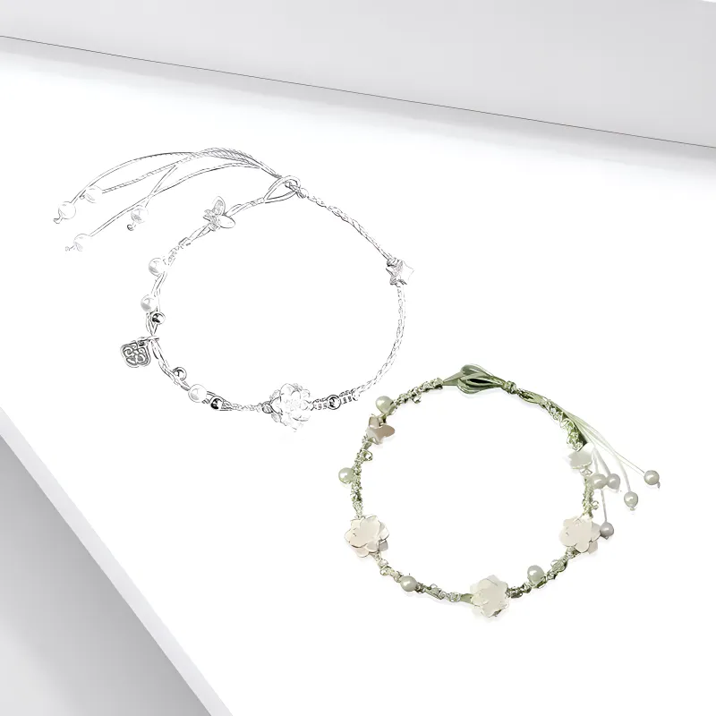 JOYDINNY Alloy Bracelets Unisex-5