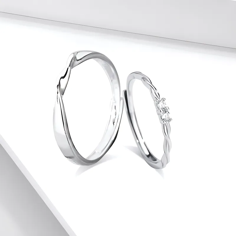 JOYDINNY S925 Silver Rings Unisex-1