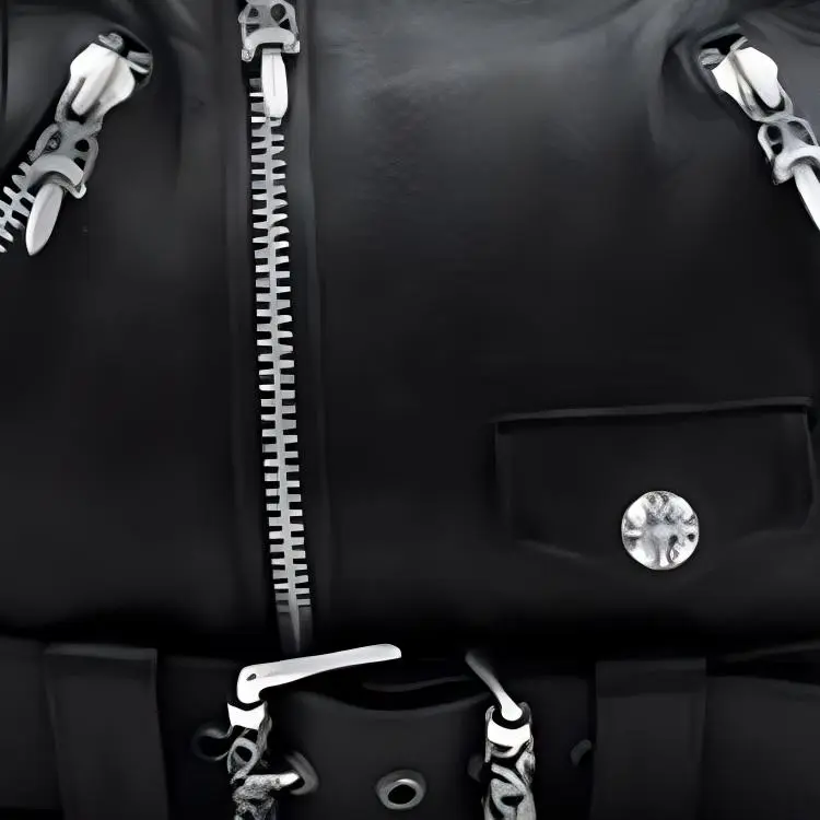Chrome Hearts Leather Tote Bag Shopping Bag Handbag Women's Black-3