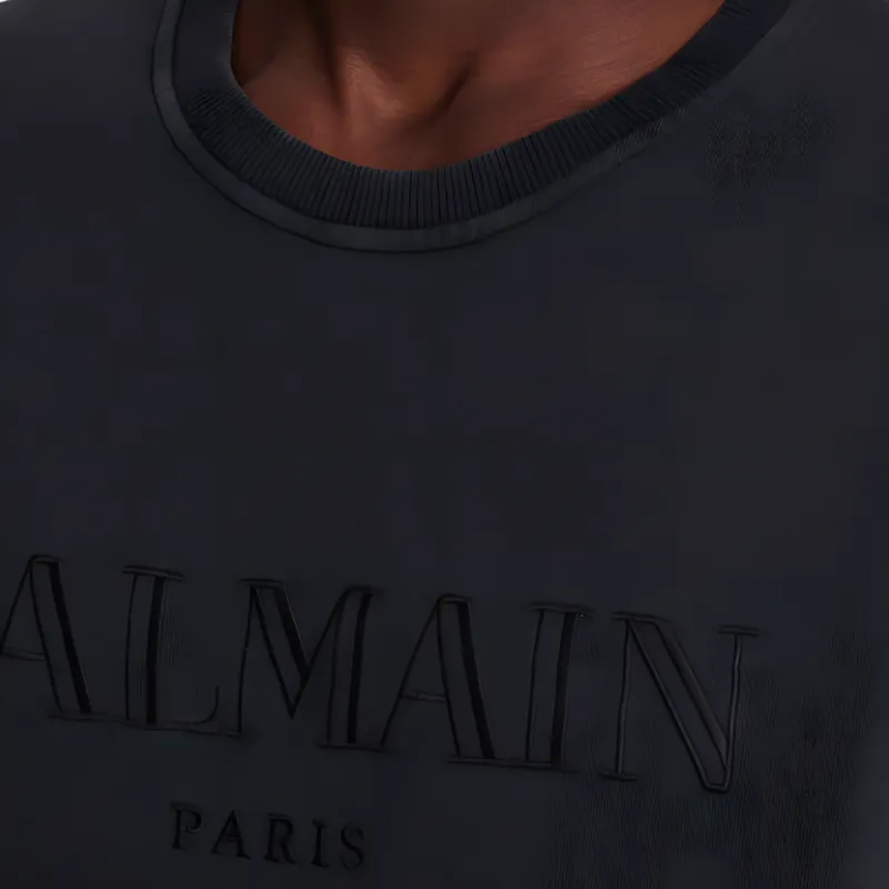 BALMAIN Vintage Logo Embroidered Sweatshirt-4