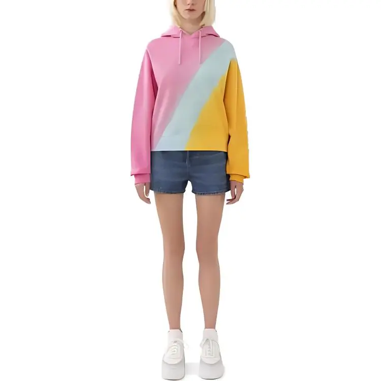 Chloé Logo Printed Drawstring Hoodie-1