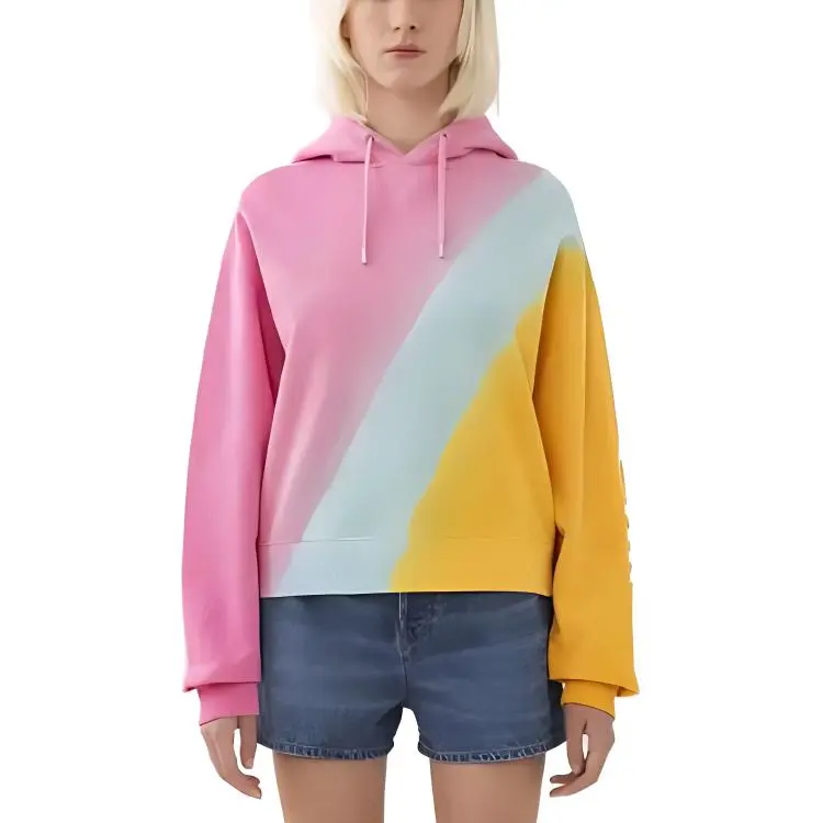 Chloé Logo Printed Drawstring Hoodie-2