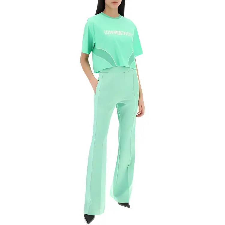 FENDI Flared-Leg Trousers-3
