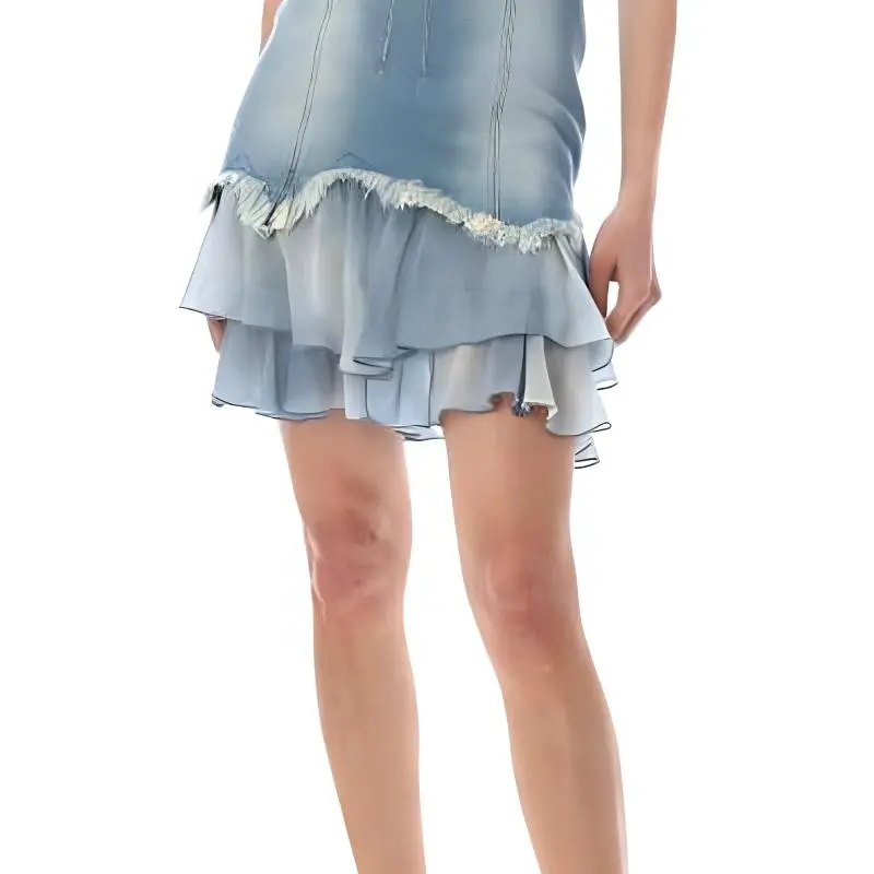 Blumarine Slip Dresses Women's Blue-4