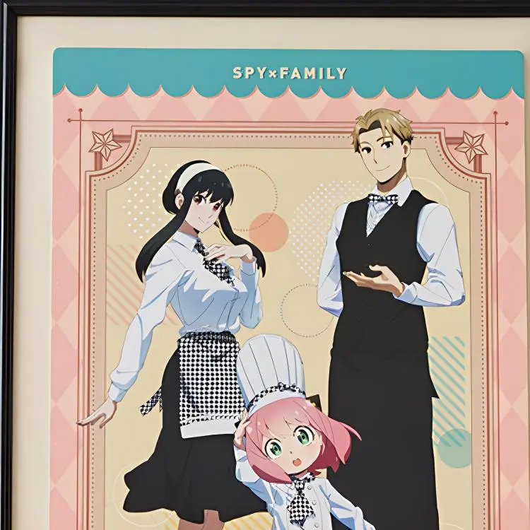 BANPRESTO Anya Forger Glass Factory Ichiban Kuji B Reward Theme Aniya Anime / Games Posters-2