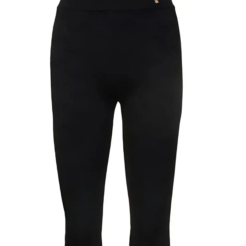 VERSACE Logo Plaque Knitted Trousers-5