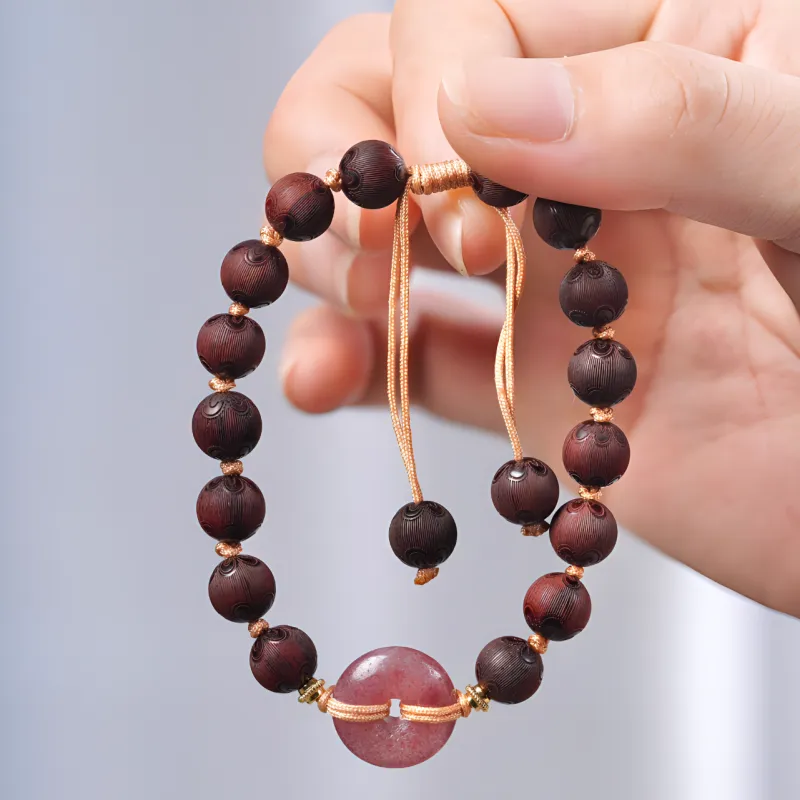 SHUZHUO Rosewood Bracelets Unisex-4