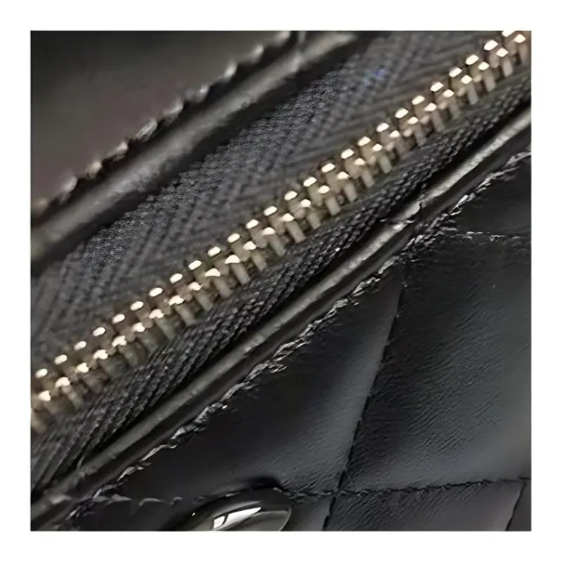 CHANEL Lacquered Finish Metal Lambskin Clutch, Shoulder Bag, Crossbody Bag Women's Black-1