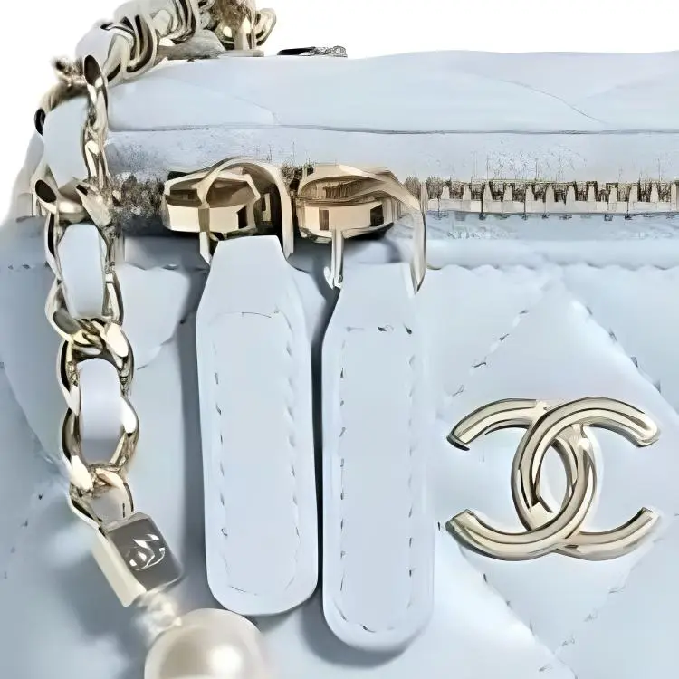 CHANEL Sheepskin Box Bag, Shoulder Bag, Crossbody Bag Mini Women's Blue-2