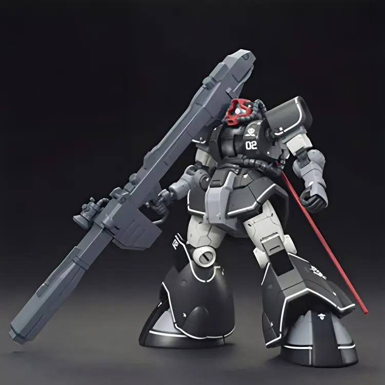 BANDAI HG 1/144 GTO Dom Great Demon, Prototype Test Machine 13cm Hobby Model-1