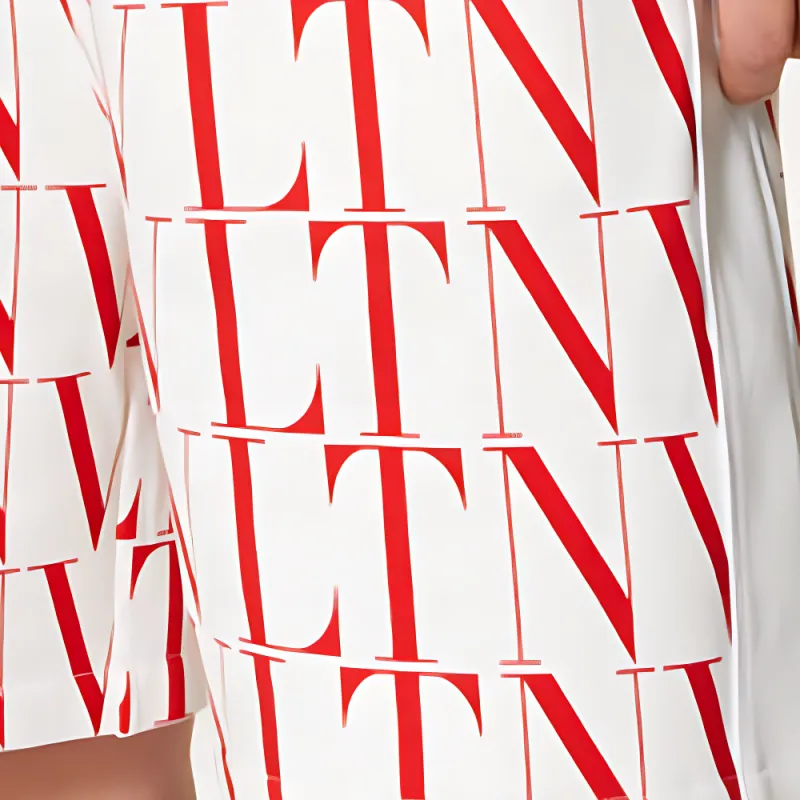 Valentino Times Print Short-4