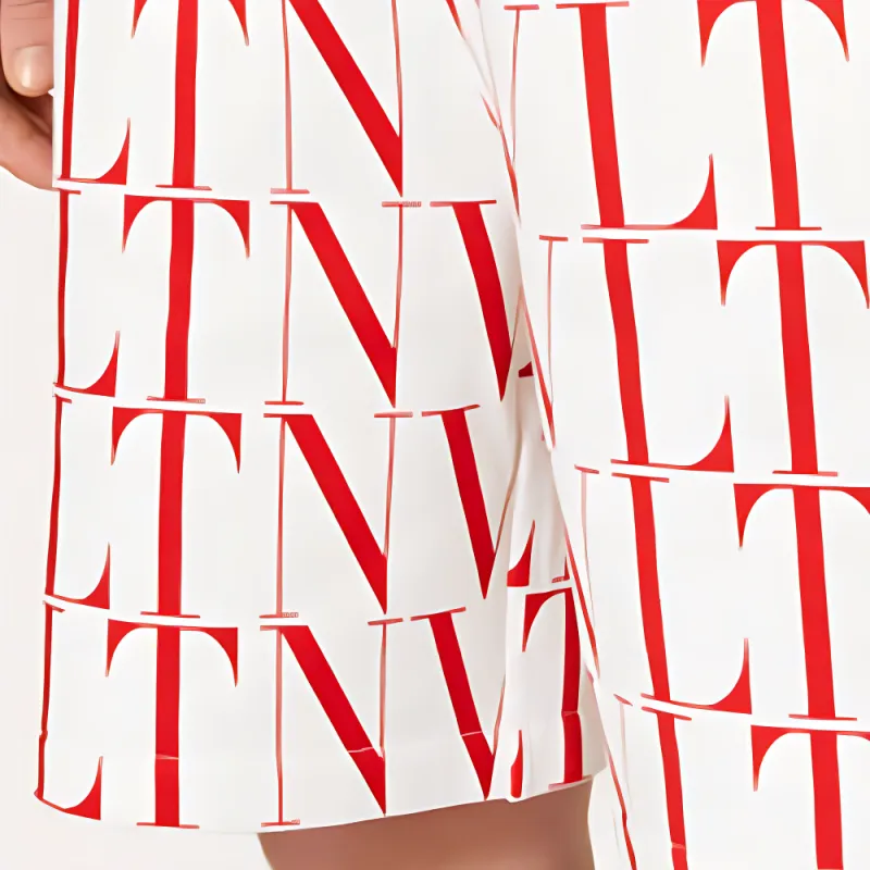 Valentino Times Print Short-5