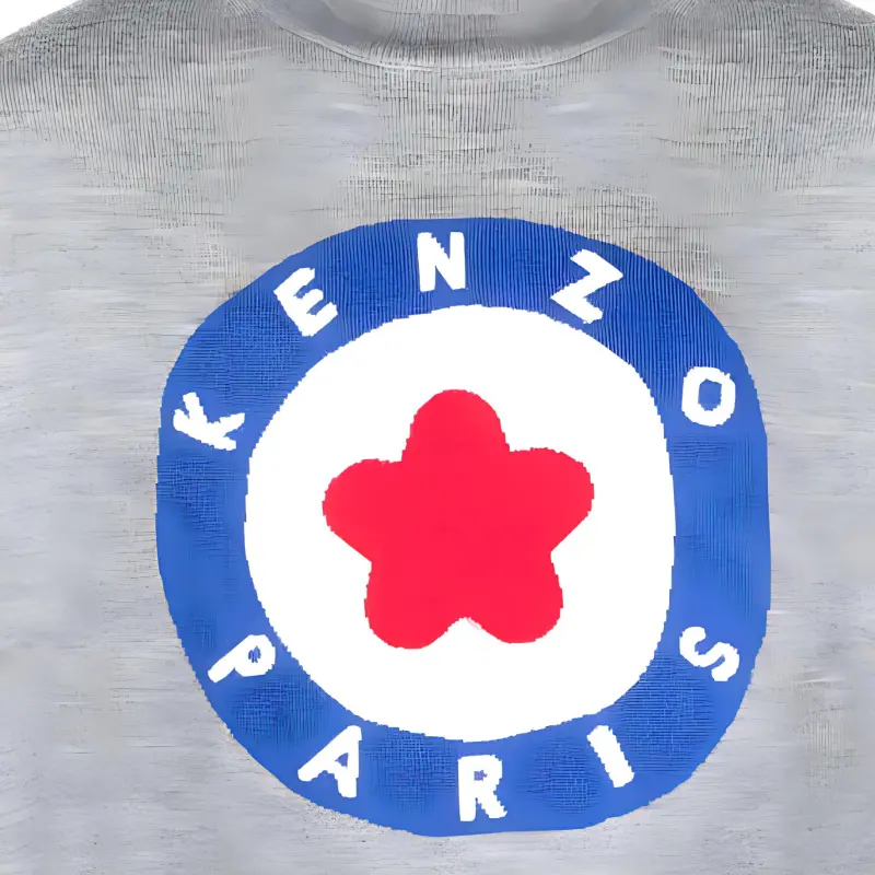 KENZO Roll Neck Logo Intarsia Knitted Jumper-5