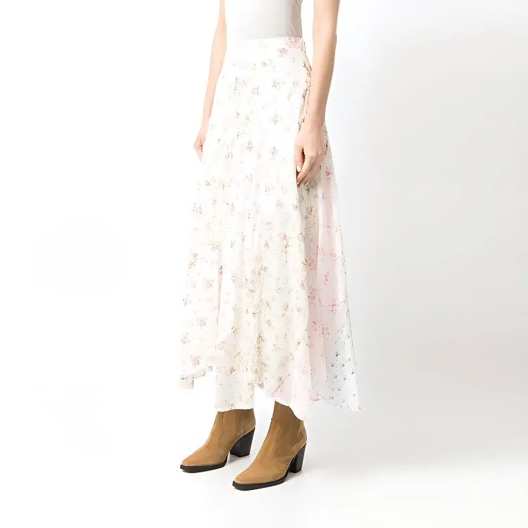Polo Ralph Lauren Casual Long Skirts Women's White-3