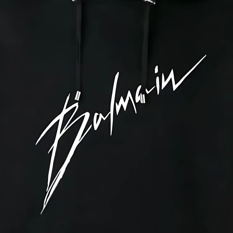 BALMAIN Sweatshirts Men Black-5