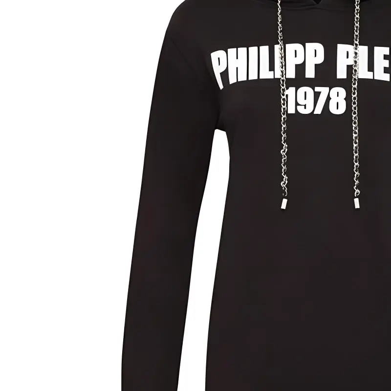 PHILIPP PLEIN Long Sleeved Dresses Women's Black-5