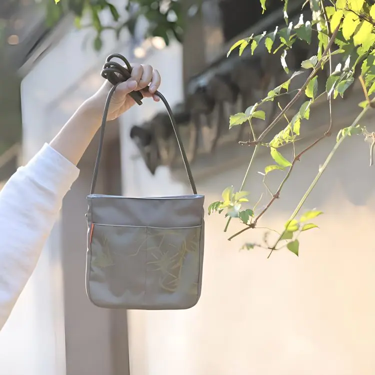 SUZHOU MUSEUM Polyester Crossbody Bag Regular Unisex Jasper-2