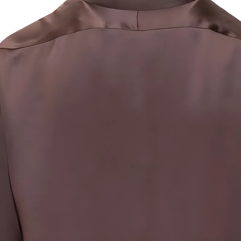 TOM FORD Fluid Charmeuse Satin Shirt-5