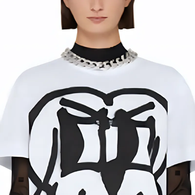 Givenchy Dog Printed Crewneck T-Shirt-5