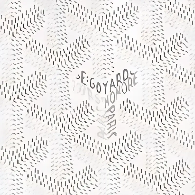 GOYARD Canvas With Calfskin Key Pouch Nano Unisex White-2
