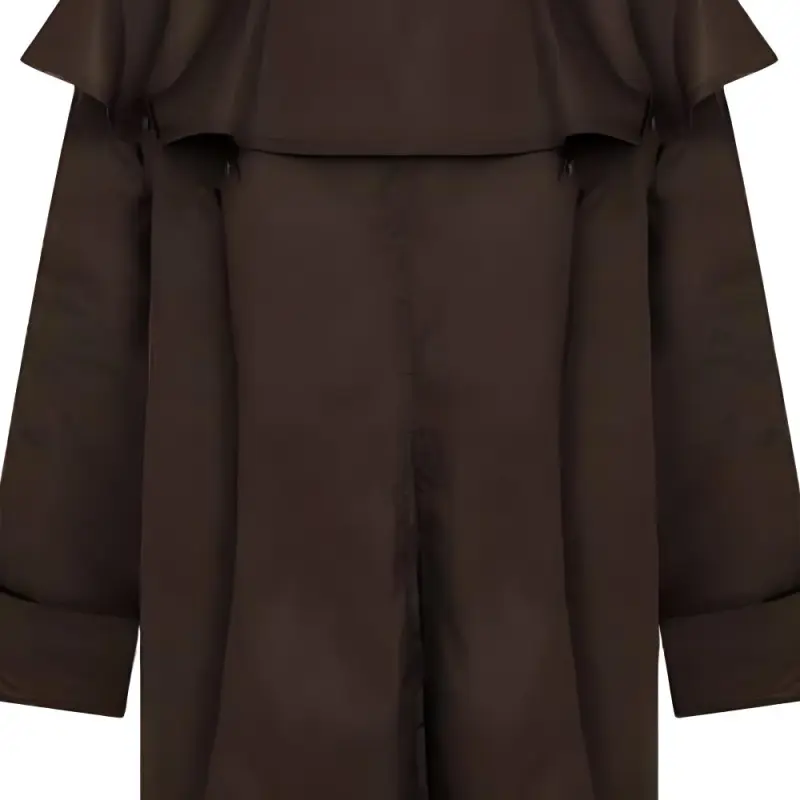 PRADA Corduroy Collar Long Sleeved Storm Jacket-5