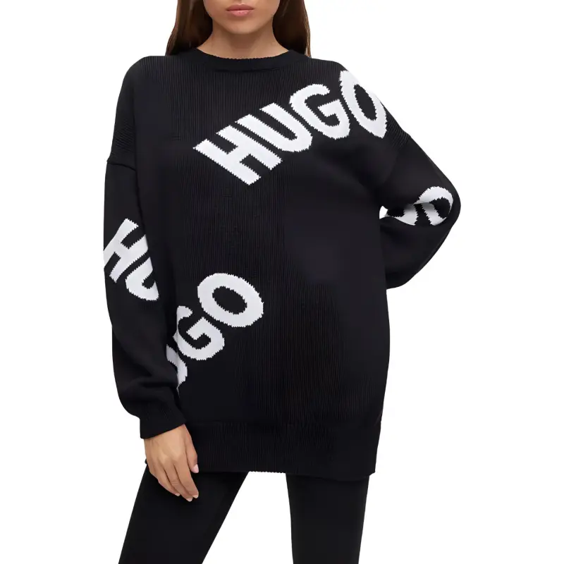 HUGO BOSS Logo-knit Jumper-2